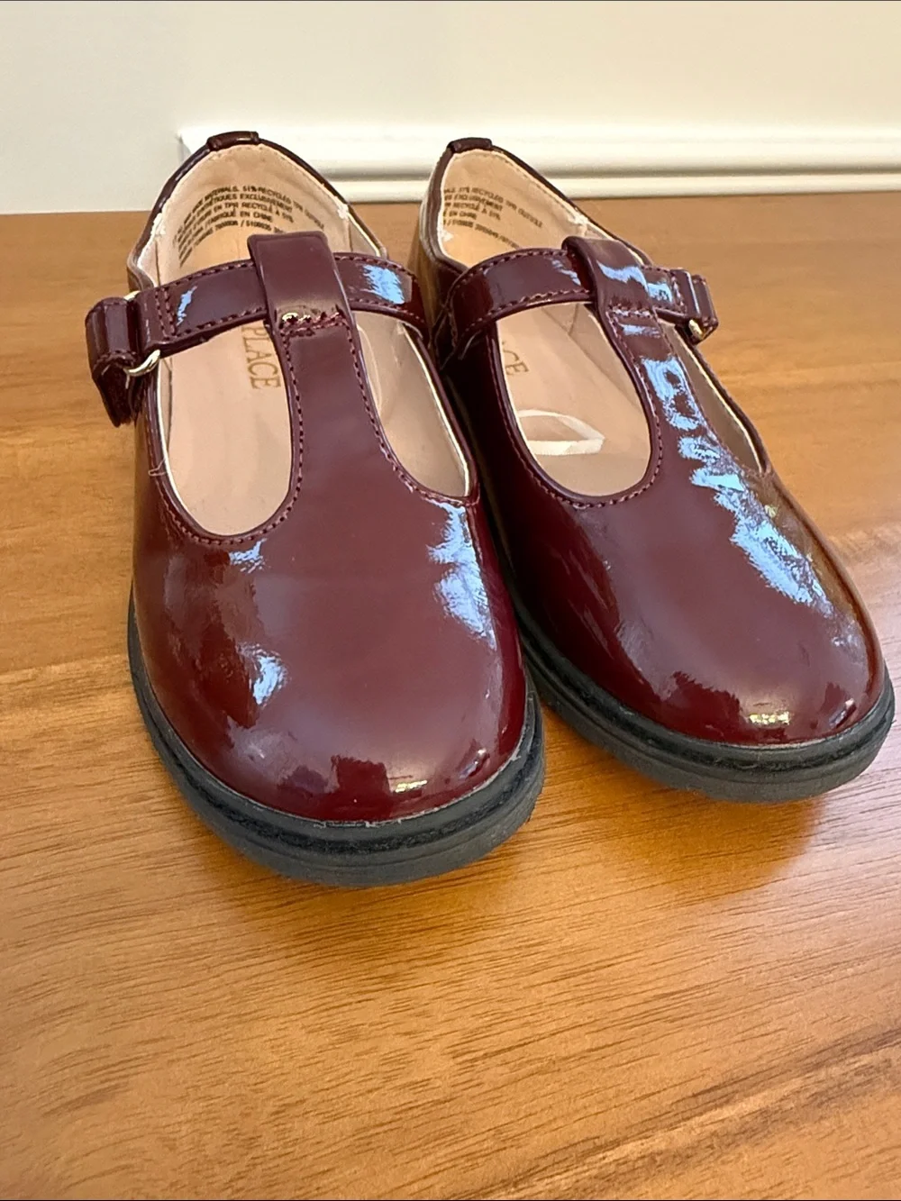 The Children’s Place - Girls' Mary Jane Shoes - Burgundy Patent